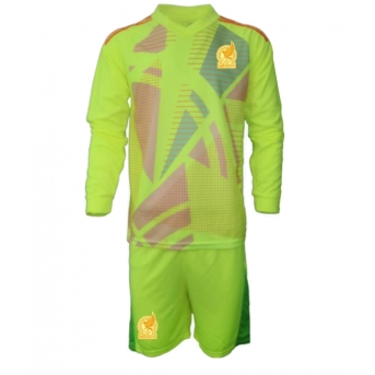 Messico Portiere Maglia Gara Trasferta Repliche Copa America 2024 Bambino Maniche Lunghe